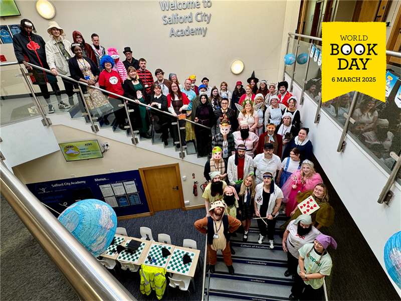 Celebrating World Book Day at Salford City Academy